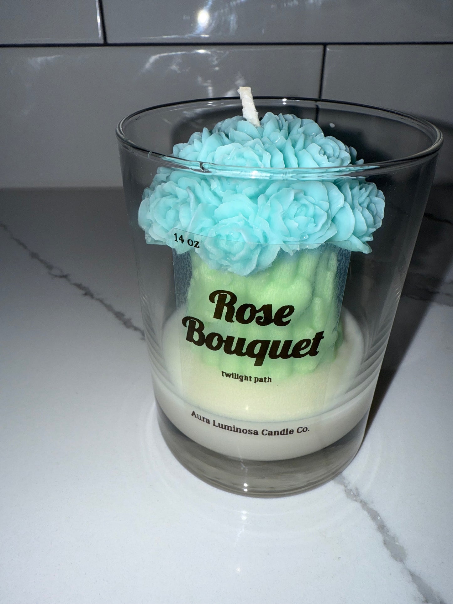 Aquamarine Rose Bouquet